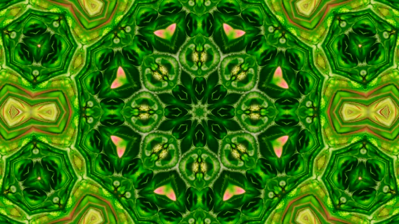 movimiento de fondo de kaleidoscopio abstractamente colorido