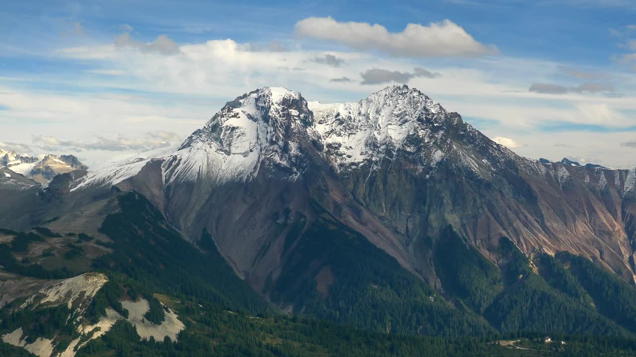 Snowcapped Mountains At Garibaldi Provincial Park In British Columbia, Canada