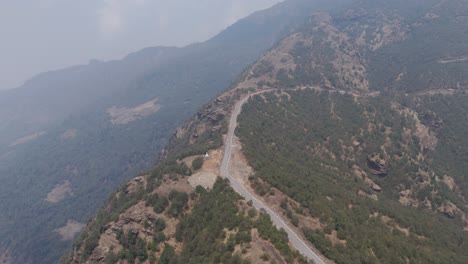 Nepalese-mountains-with-village-roads