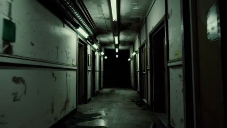 corredor abandonado del hospital