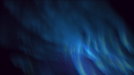 mística aurora azul en el cielo nocturno