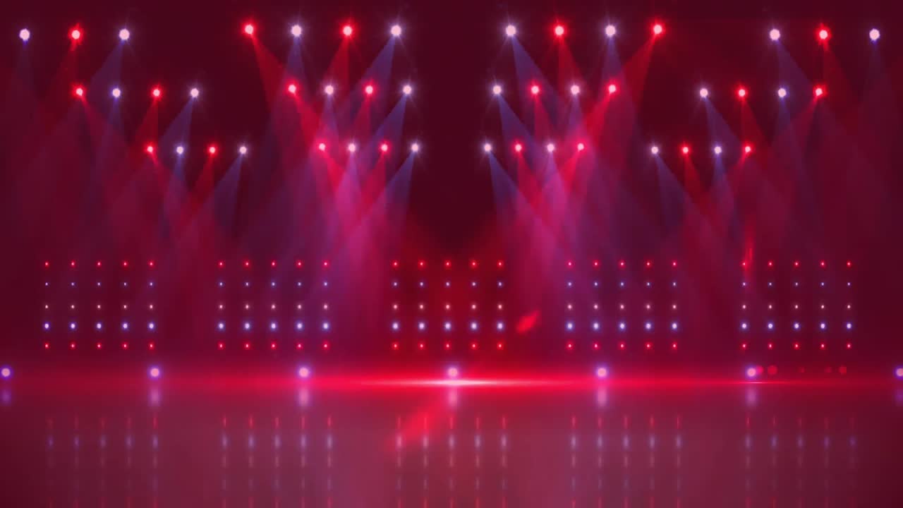 relámpagos y luces de colores