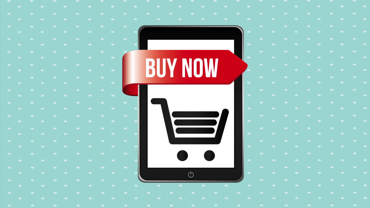 botón de compra ahora en tableta o teléfono inteligente