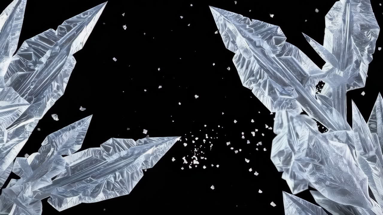 Ice Crystal Structure