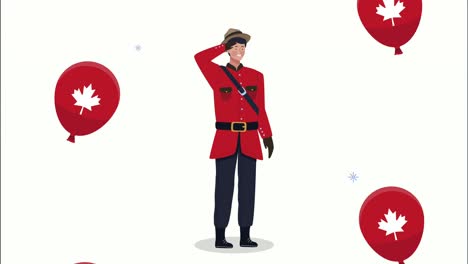 canadian officer ranger character animation