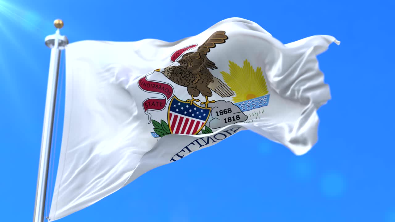 미국 일리노이 주 국기, 미국 지역 - 루프