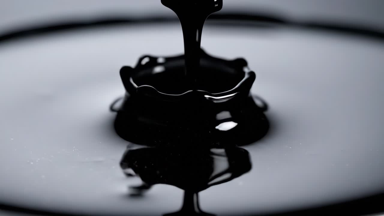 Black Liquid Splash