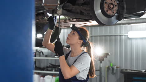 mechanic in the workshop