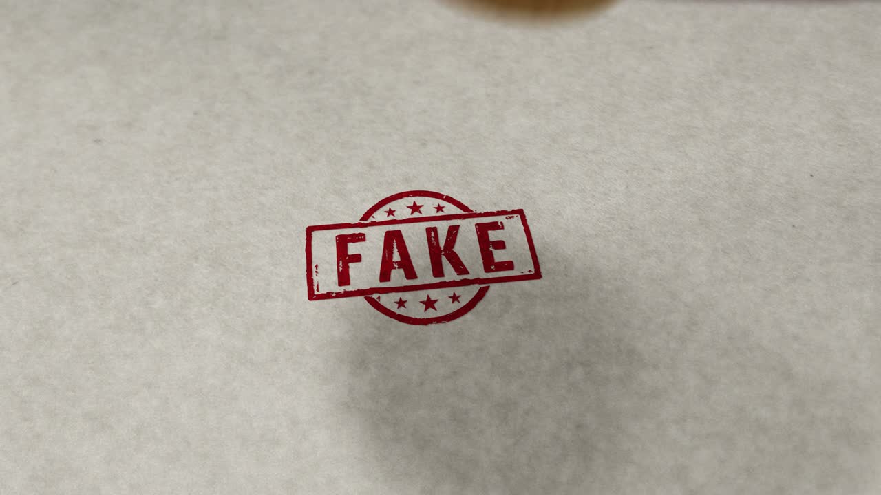 Fake stamp and stamping loop animation