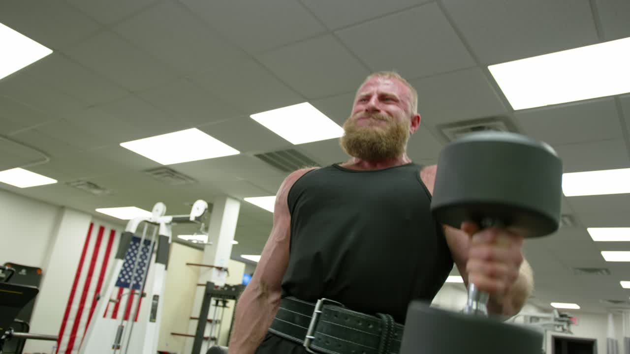 Muscular body sportsman endurance challenge