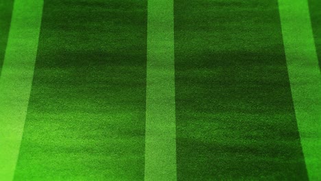 caminar en el césped verde con espacio de copia. correr y caminar dar pasos. cerrar el pie del corredor. concepto de desafío de negocio. animación de bucle.