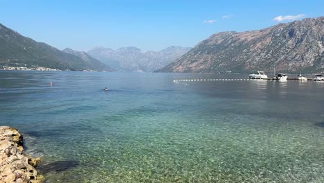 bay of kotor montenegro summer balkan country balkans region mountains europe adriatic city town