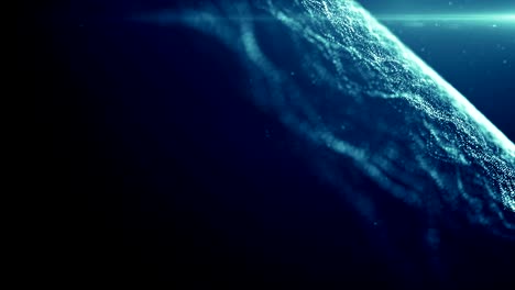 particles blue dust abstract light bokeh motion titles cinematic background loop