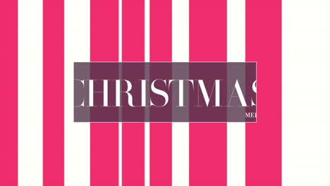 Merry-Christmas-with-red-stripes-pattern-on-white-gradient