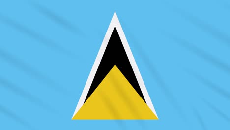 bandera de santa lucia agitando el fondo de la tela, el bucle