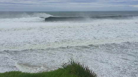 Australia-Tierra-Oleaje-Enormes-Olas-Océano-Rompiendo-Stanwell-Park-Stanny-Australia-Por-Taylor-Brant-Película