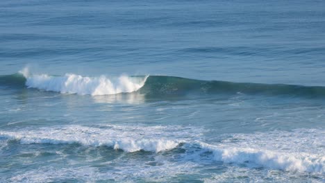 ocean waves breaking near point nepean, melbourne