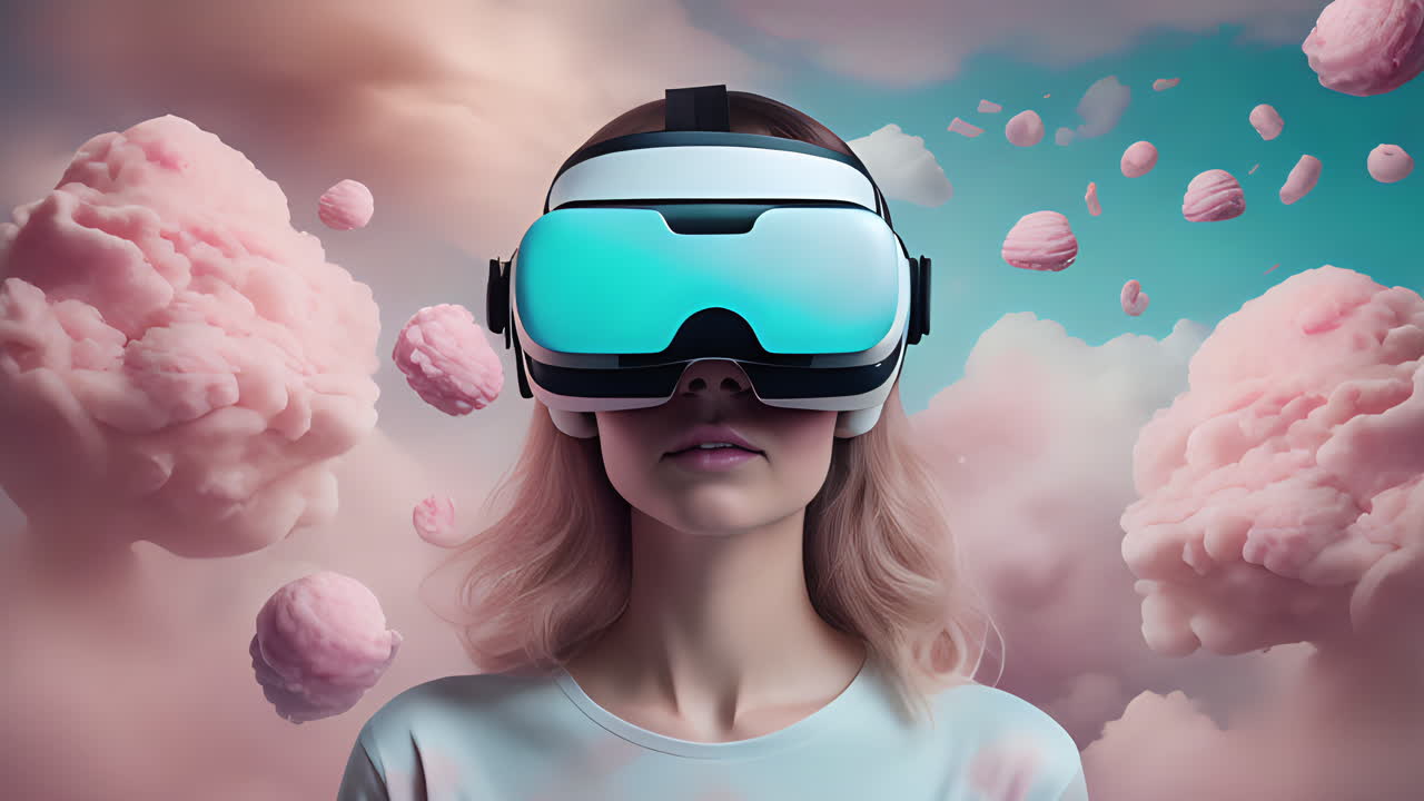 women with vr headsets generative A.I
