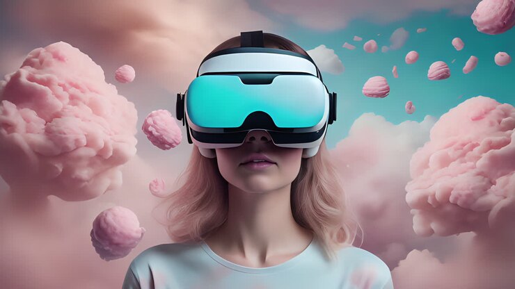 Donne con visori VR, AI generativa