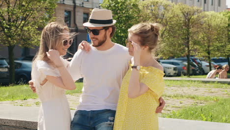 friends enjoying a sunny day out