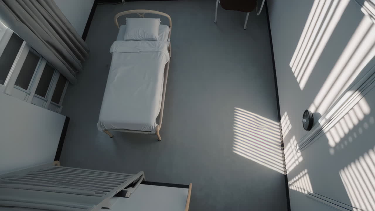 habitación de hospital vacía