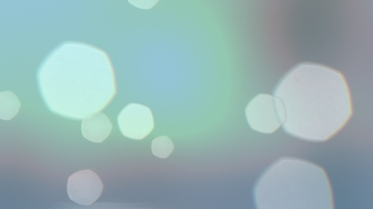 공중에 떠다니는 꿈꾸는 다채로운 거품