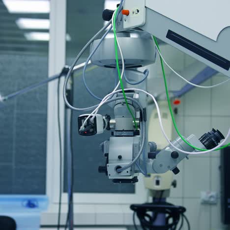 ophthalmology operation room with equipment