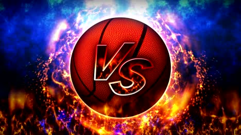 sports fight backgrounds, basketball, loop animation,