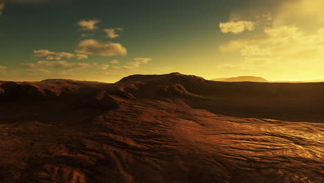 hermosas dunas de arena en el desierto del sáhara al atardecer