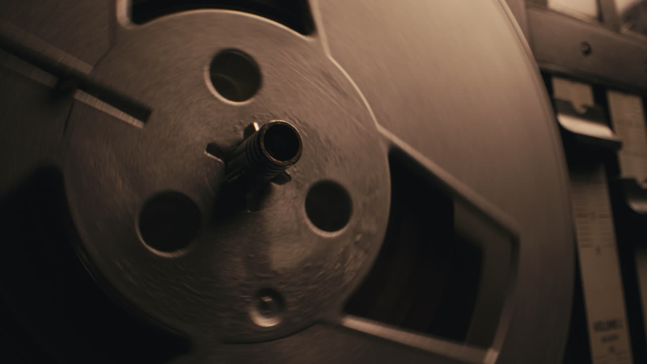 A vintage tape recorder on the table