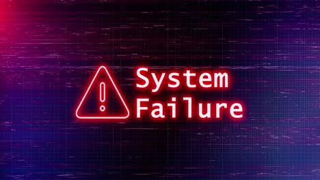4k system failure alert warning sign with digital binary code 3d background exclamation mark hacker