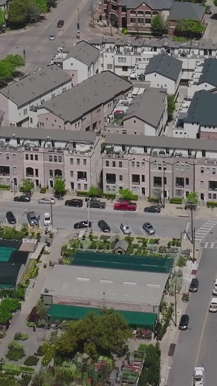 Vista del centro de Dallas, Texas, que captura edificios y calles de la ciudad