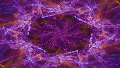 fantasía visual de giros hipnóticos de estrellas galácticas, éxtasis abstracto fractal ciclo sin fin de renovación de la vida y reciclaje del flujo de energía, despertar espiritual, intrincados flujos de patrones geométricos de mandala