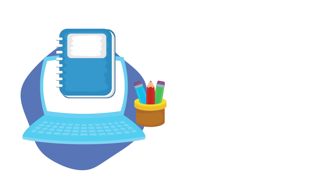 educación en línea tecnología de animación