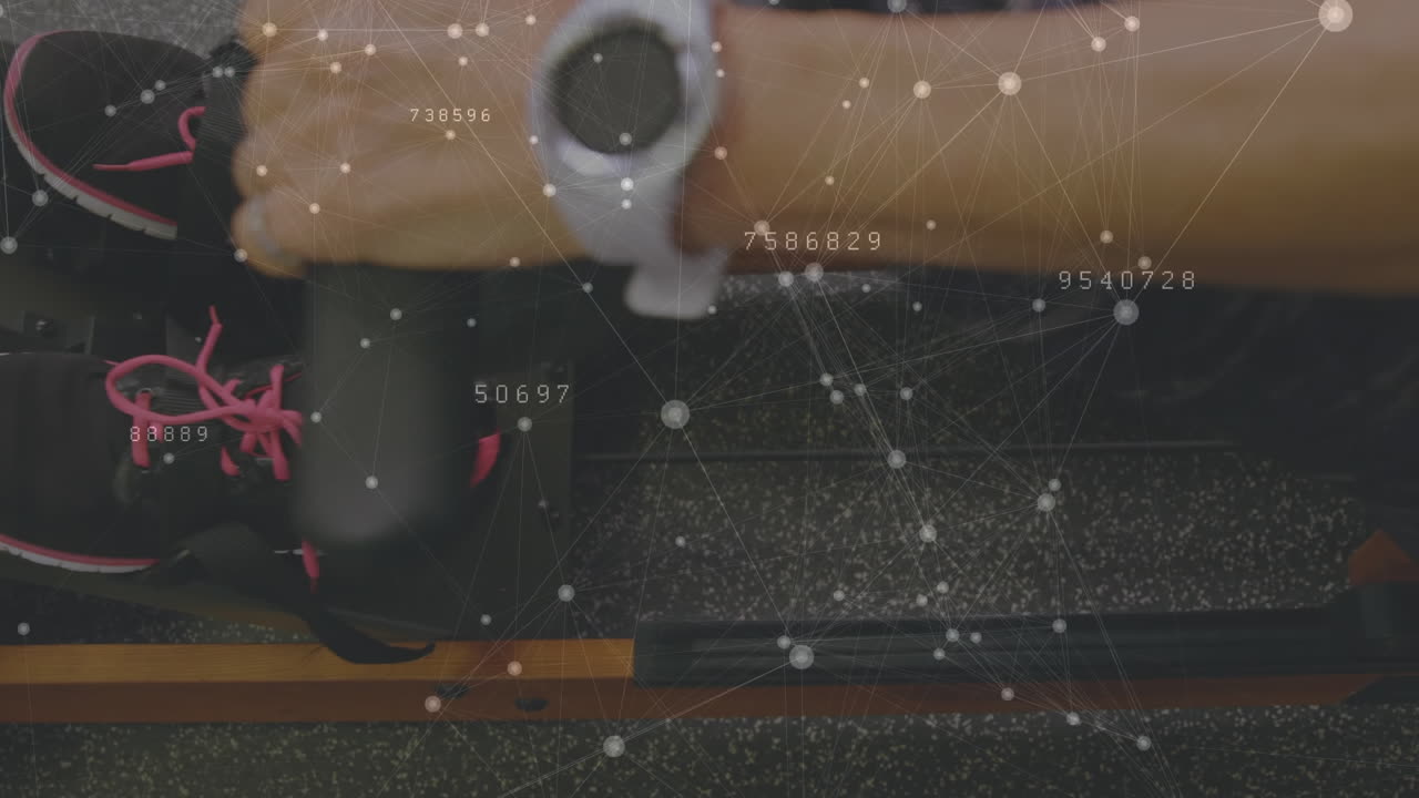 장애인 운동선수들의 체육관 운동에 대한 애니메이션 데이터와 통계는 글로벌 스포츠 기술을 강조합니다.