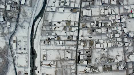 Toma-De-Drones-De-La-Ciudad-De-Skardu-En-La-Temporada-De-Invierno-De-Pakistán.