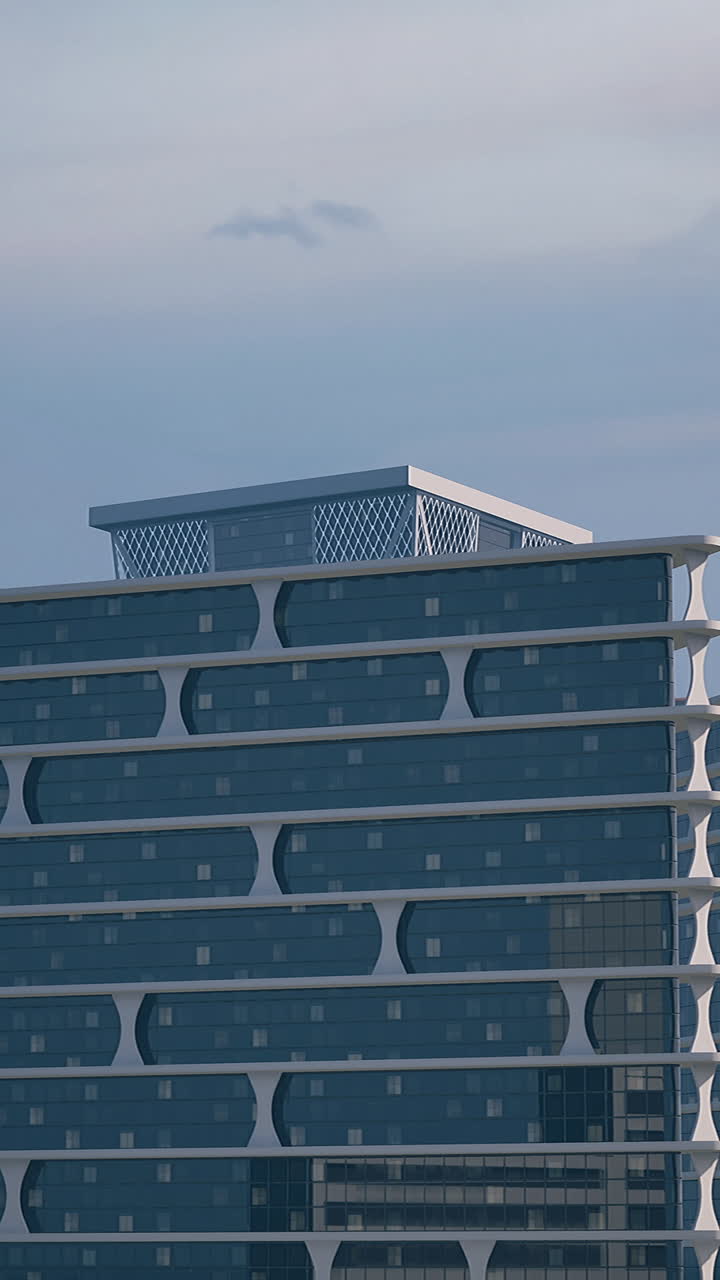 arquitectura moderna de los rascacielos