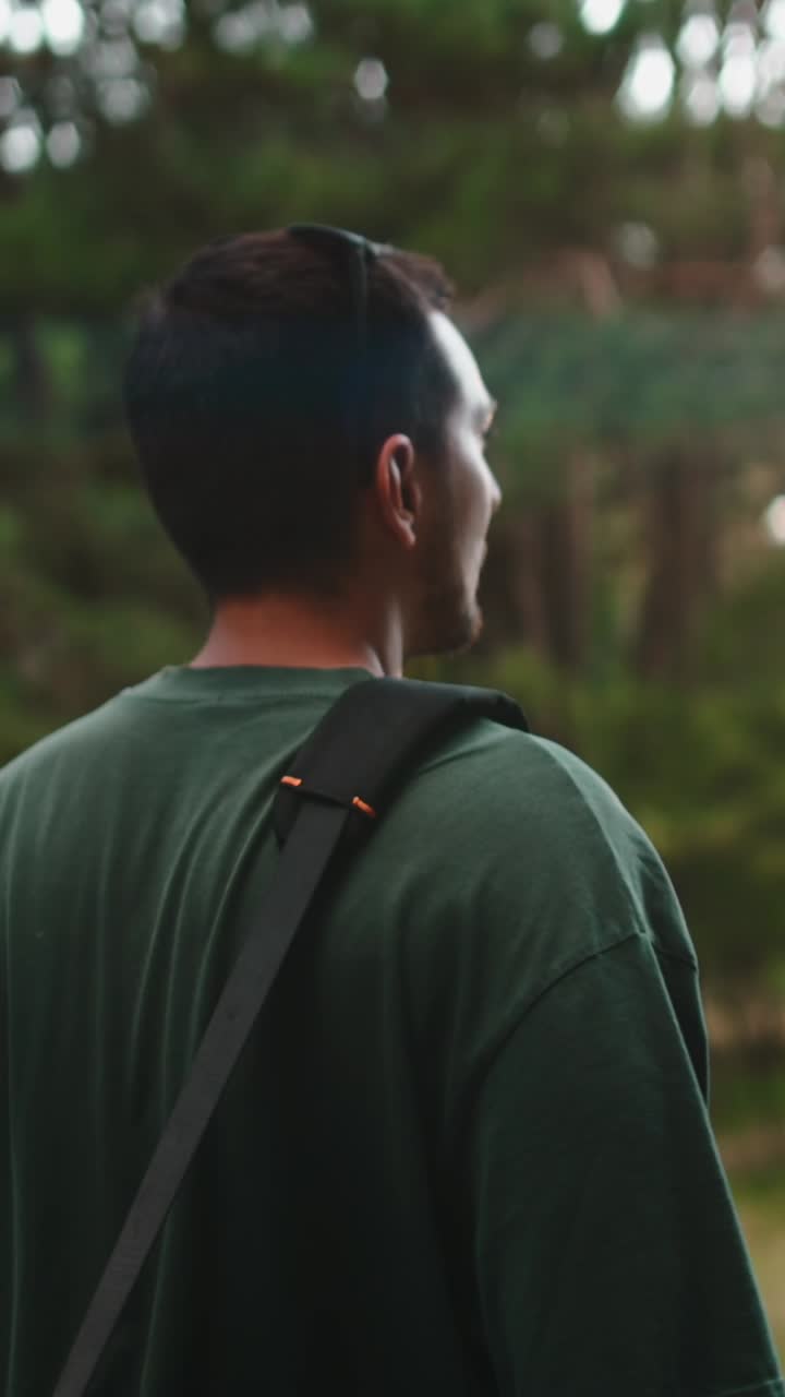 숲에서 는 남자