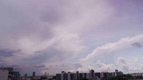 asian capital cities, famous destinations, cloudy motion, timelapse