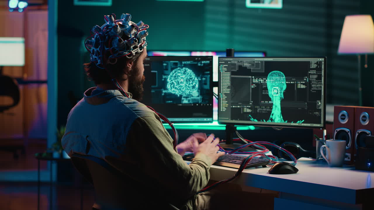 Man does SF online consciousness upload, trying to transcend out of simulation