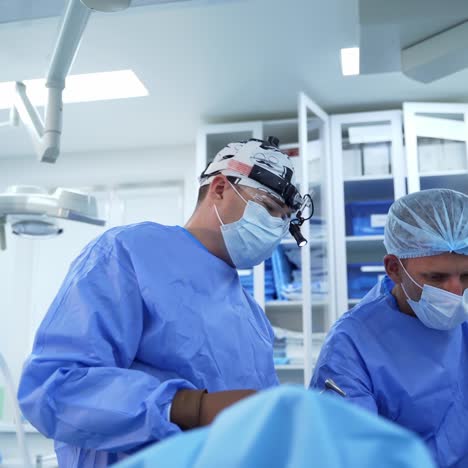 diverse team of professional surgeons
