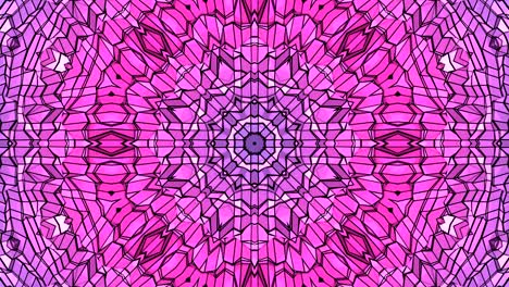 4k limpio bajo poli fondo animado en bucle. animación 3d sin costuras en estilo geométrico moderno con colores de gradiente modernos. fondo creativo simple. colores de gradientes rojos azules, estructura circular 10
