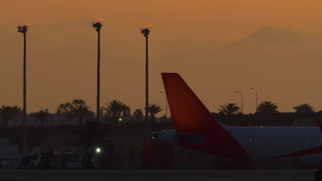 Flugzeug-Vor-Dem-Start