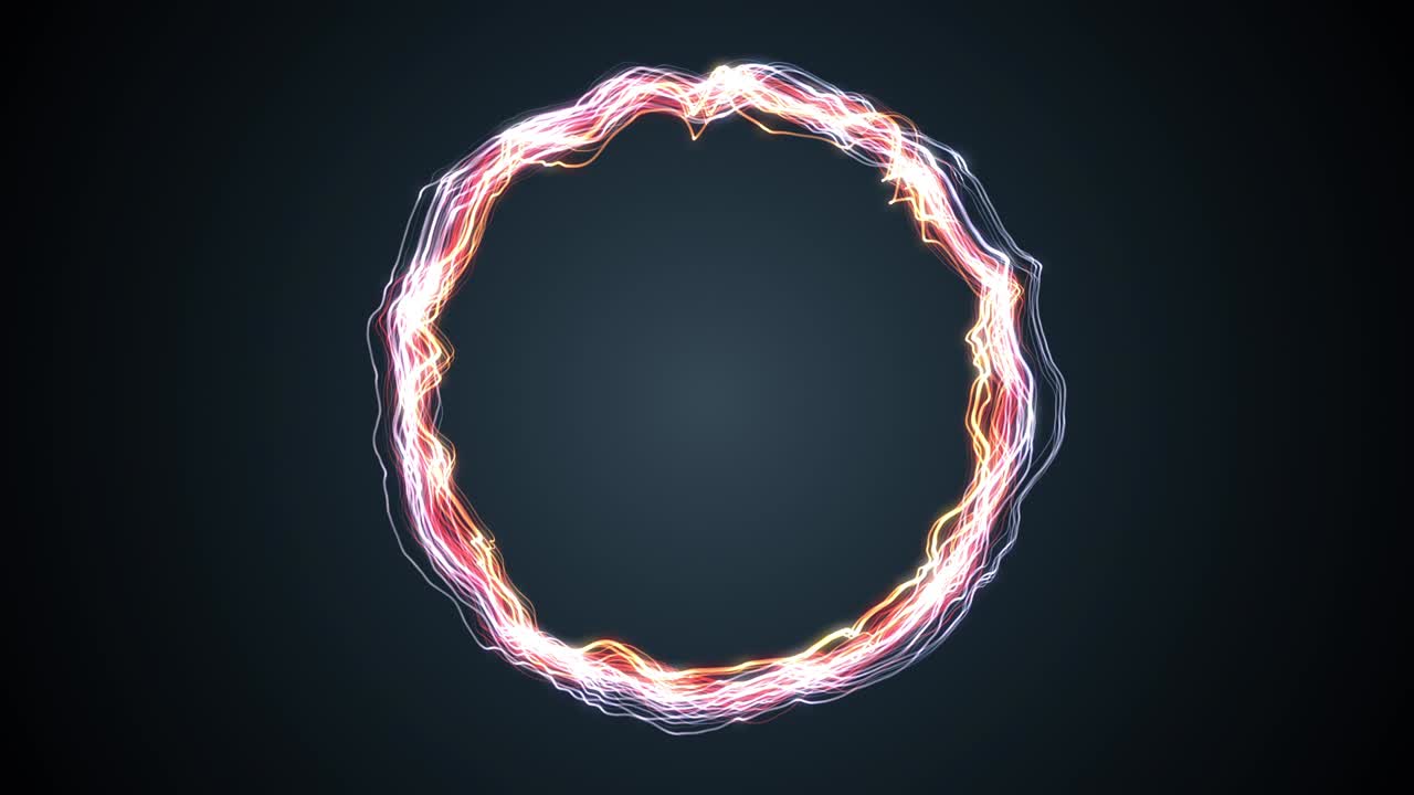 anillo de partículas de fondo 4k