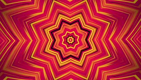 abstract kaleidoscopic star pattern