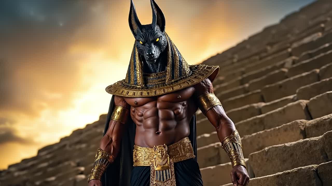 Anubis the god of the underworld