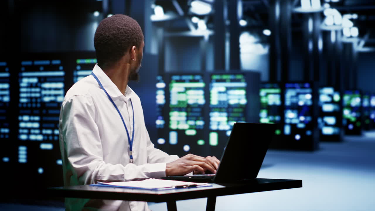 Company servers managing databases