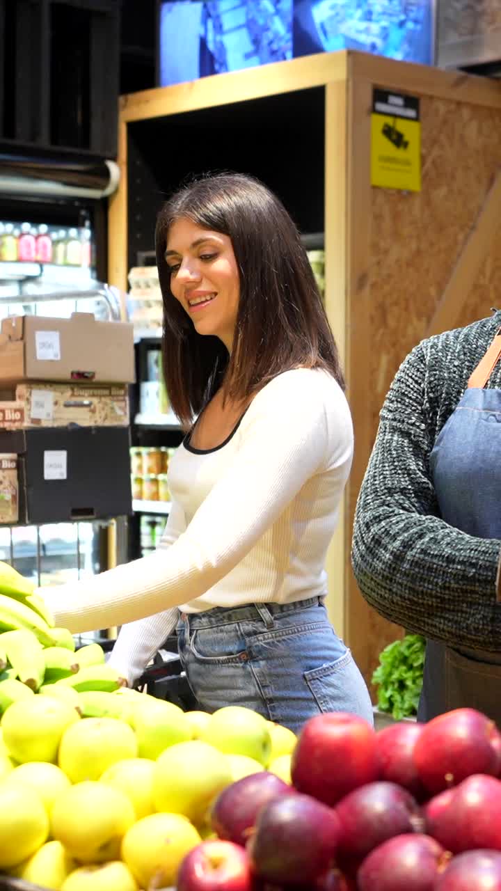 Women Working at Grocery Store