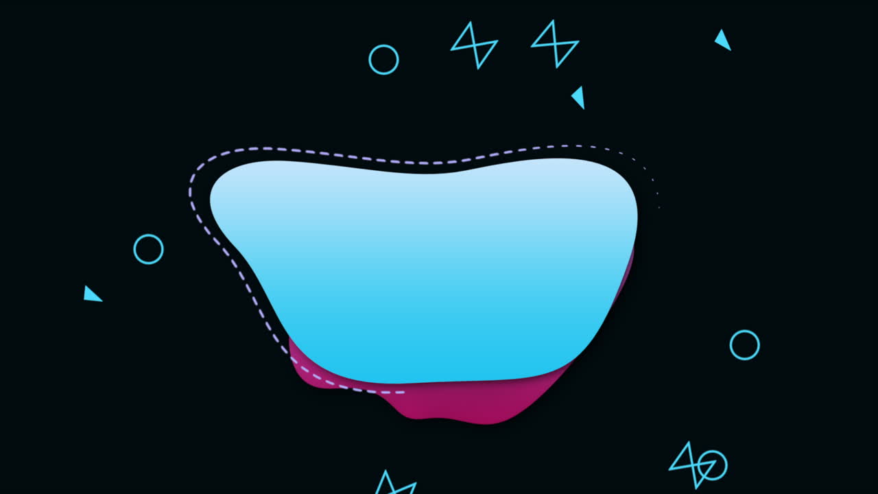 movimiento geométrico pequeñas formas