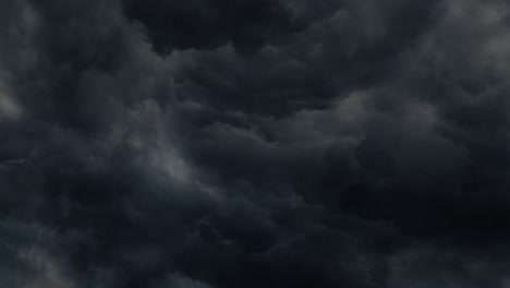 nubes de tormenta grises ominosas oscuras de 4k